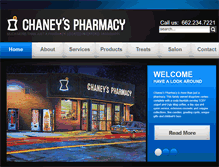 Tablet Screenshot of chaneyspharmacy.com